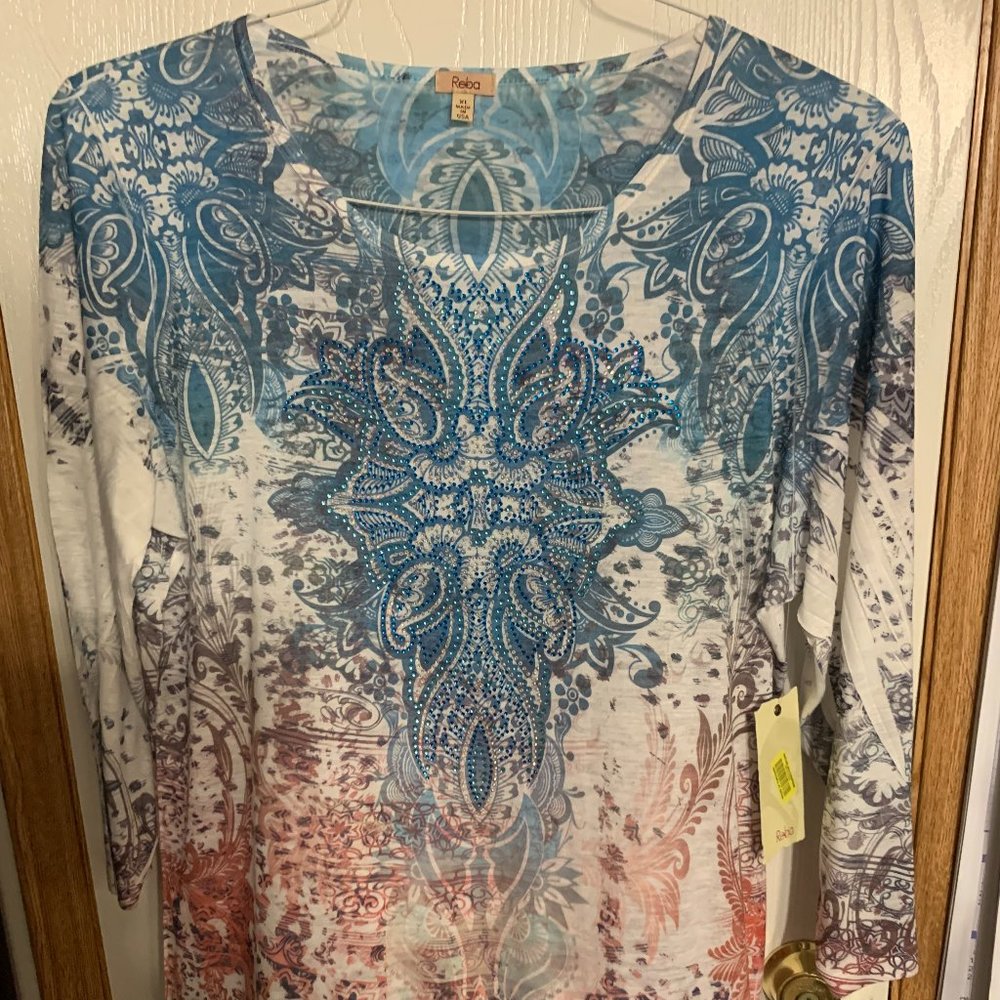 Reba Women's Blue top